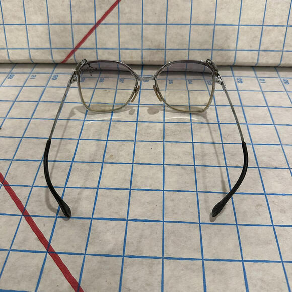 Vintage Square Frames Oversized Glasses Jeweled - Picture 10 of 15